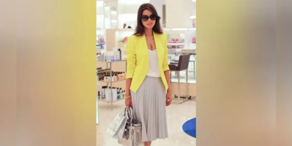 Amarelo e cinza serão as 