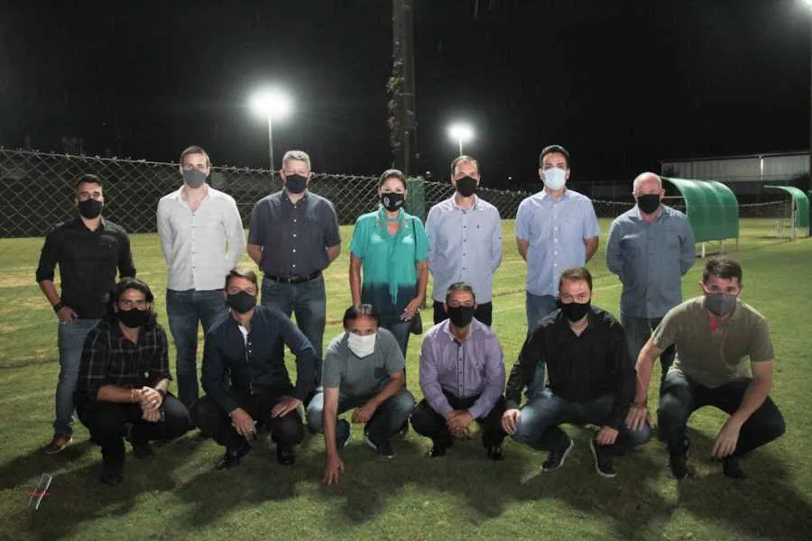 Presidente Indianara e demais associados adeptos desse esporte