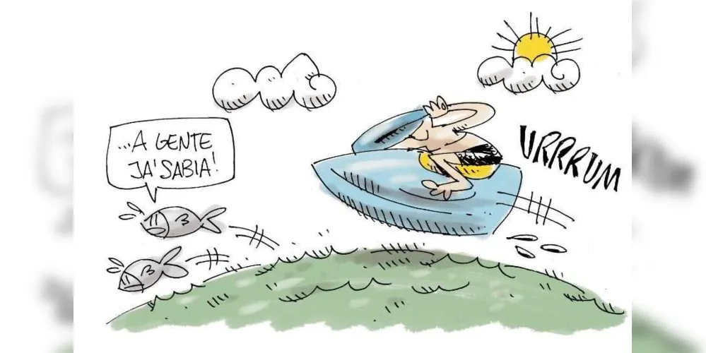 Imagem ilustrativa da imagem Charge da edição desta quinta-feira (14/01/2021) do JM
