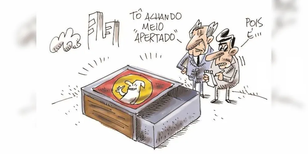 Imagem ilustrativa da imagem Charge da edição desta sexta-feira (21/01/2021) do JM