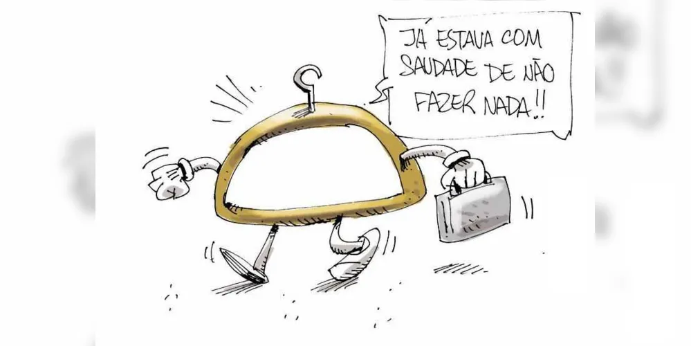 Imagem ilustrativa da imagem Charge da edição desta quinta-feira (28/01/2021) do JM