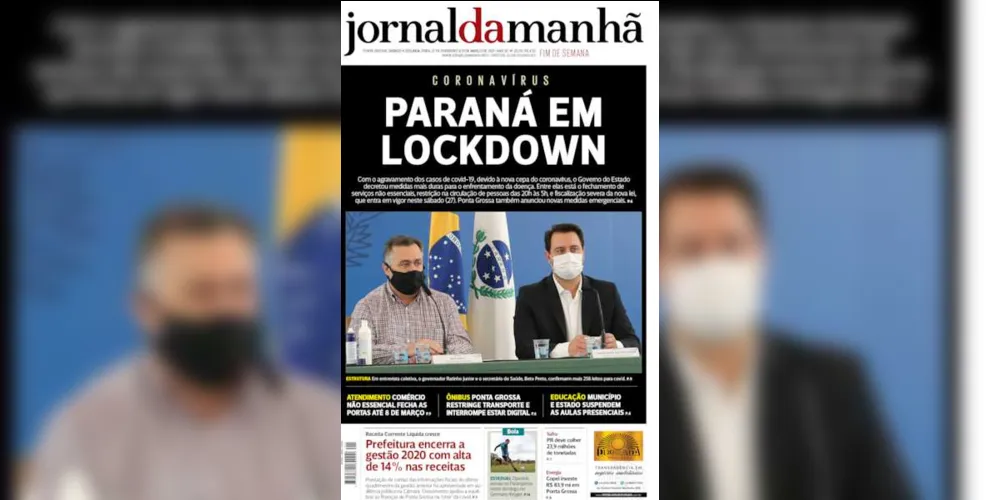 Imagem ilustrativa da imagem Capa da edição deste fim de semana (27/02 a 01/03) do JM