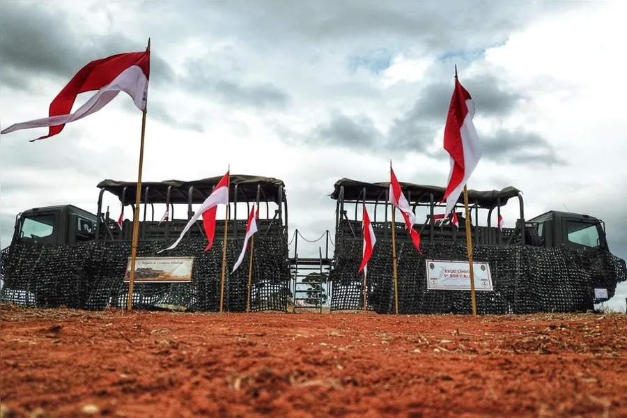 Em Ponta Grossa, Exército vistoria local de possível instalações da Escola de Sargentos de Armas - ESA. Ponta Grossa, 13 de abril de 2021.
Foto: José Fernando Ogura/ AEN