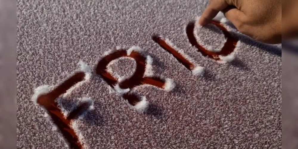 Imagem ilustrativa da imagem Maio chega com geadas e temperatura máxima de 13 Cº