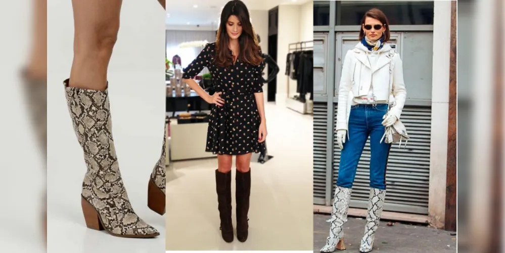 Se você gosta de seguir tendências o ideal para um estilo romântico que está em alta, é a de cano na altura do joelho