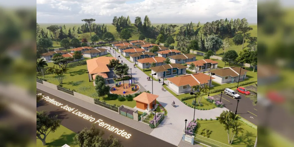 Previsão de entrega é para o fim de 2021. Serão 40 moradias ao todo