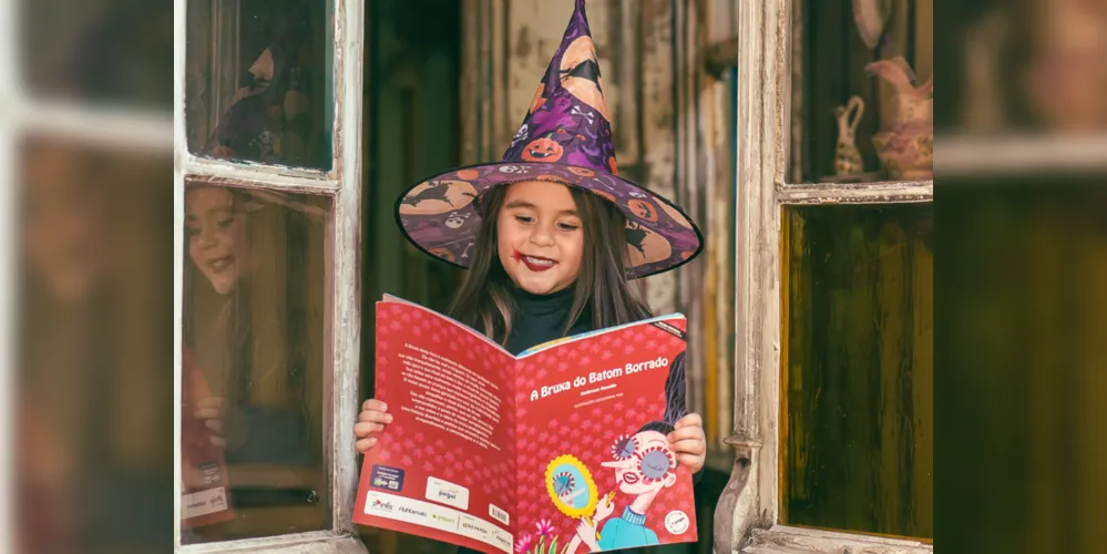 Imagem ilustrativa da imagem A bruxa do batom borrado' é o novo livro impresso pelo Pegaí
