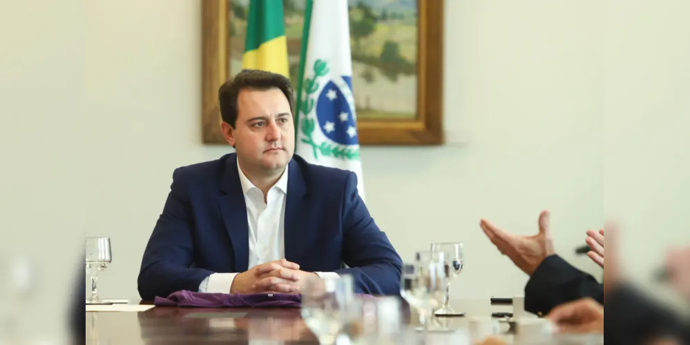 Governador do Paraná, Carlos Ratinho Junior (PSD).