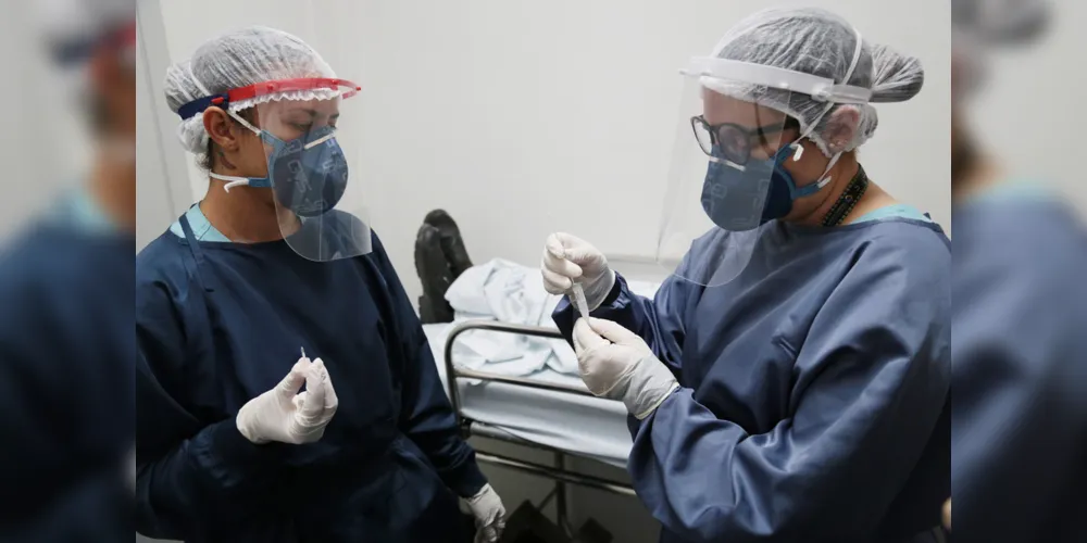 Testagem Covid-19  -  Foto: Clevis Massola