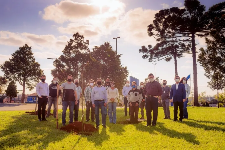 UEPG planta cerejeiras em homenagem a vítimas da Covid-19