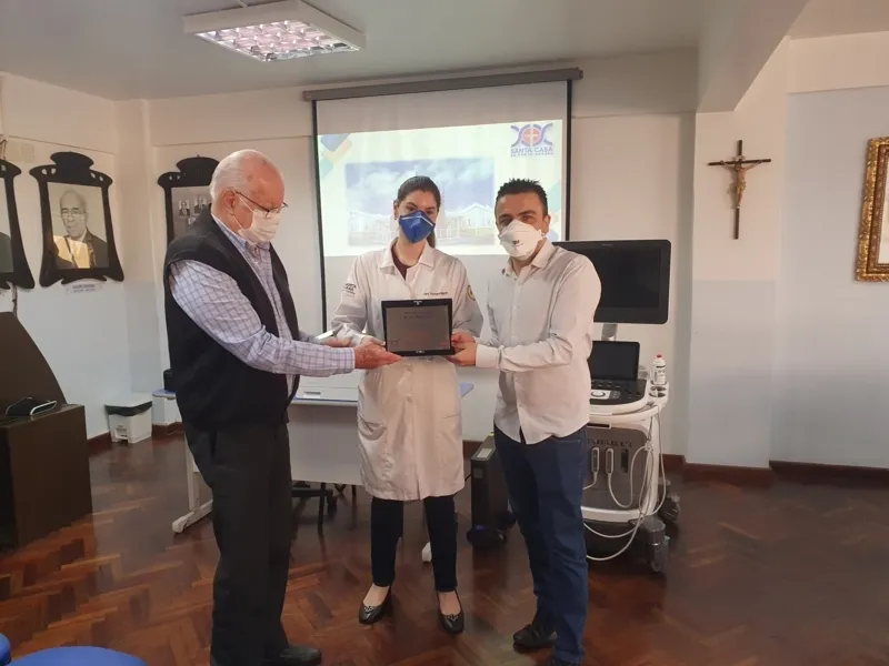 Santa Casa recebe aparelho de ultrassonografia