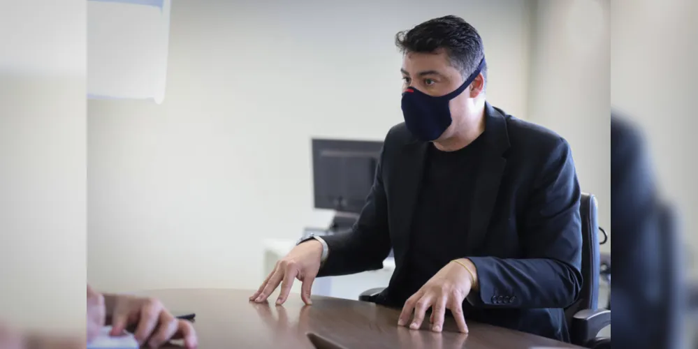 Entrevista com Marcelo Rangel, superintendente geral de inovação do Paraná    21/09/2021 - Foto: Geraldo Bubniak/AEN