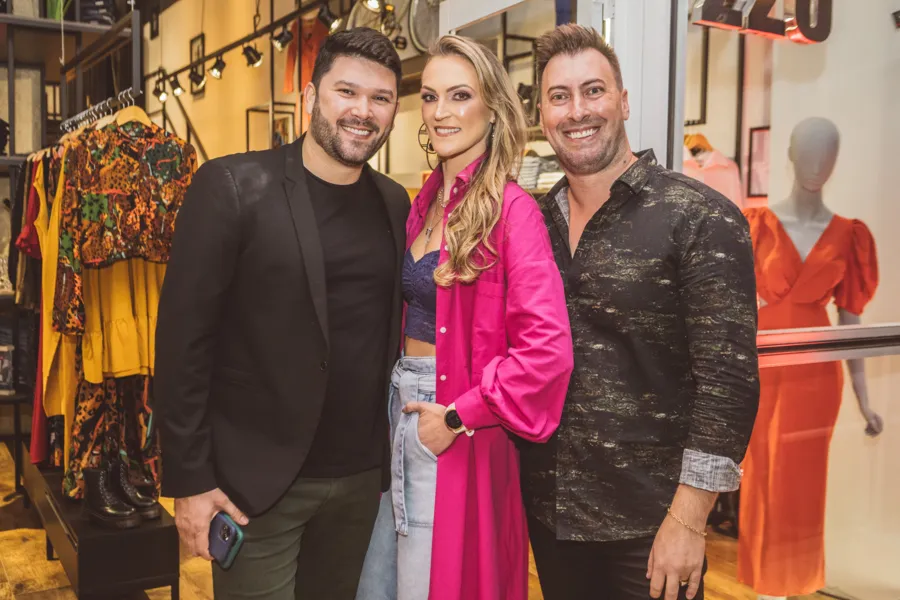 Anderson Andrade, Valeska Bobato e Fernando Gawronski