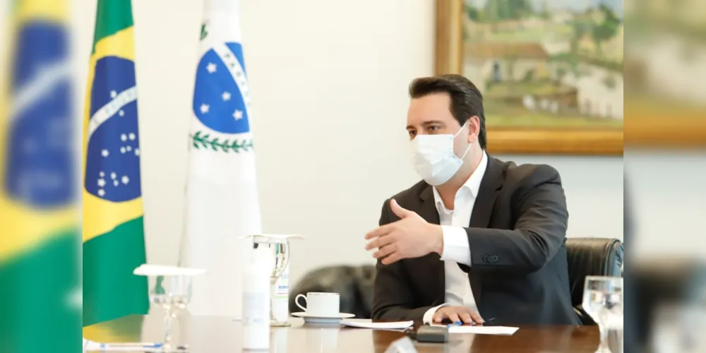 Ratinho Junior (PSD), governador do Estado do Paraná.