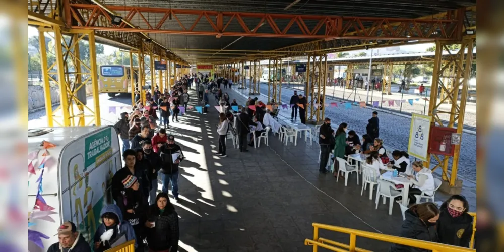 Ação nesta quinta-feira atraiu mais de 1,5 mil pessoas no Terminal Central de Ônibus