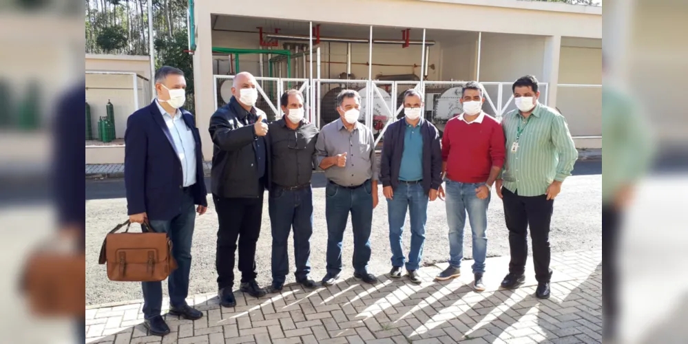 Prefeito de Telêmaco, Dr. Márcio Matos, participou da visita técnica