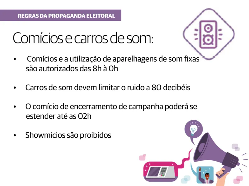 Campanha eleitoral começa dia 16 de agosto; veja as regras