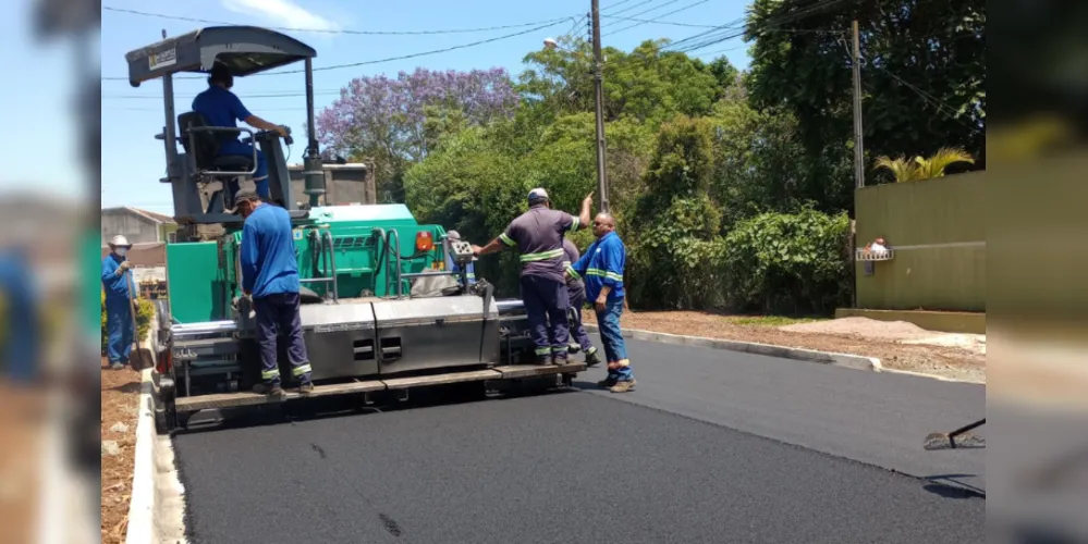 Secretaria Municipal de Serviços Públicos executou mais uma obra de pavimentação de contratos da antiga CPS