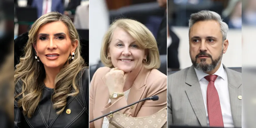 Flavia Francischini, Márcia Huçulak e Fabio Oliveira são os novos representantes de Ponta Grossa na Alep