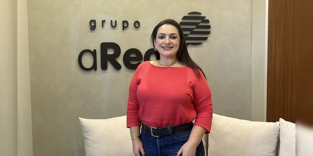 A prefeita de Carambeí, Elisangela Pedroso