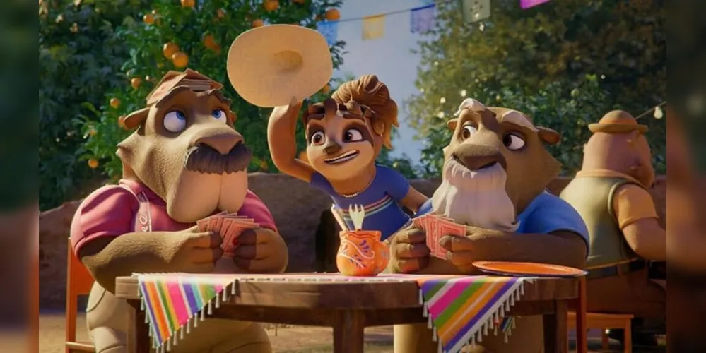 A animação bem-humorada conta a história de uma família de bichos-preguiça que precisa recomeçar após uma grande tempestade