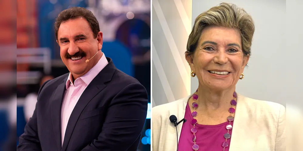 Apresentador também fez uma brincadeira com a prefeita de Ponta Grossa