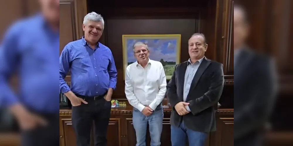 Juca Sloboda, Jorge Lange e Moacyr Fadel estiveram reunidos em Curitiba