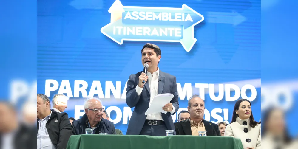 O presidente da Alep, Alexandre Curi, estará presente na Sessão