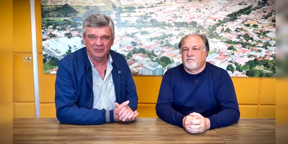 Prefeito de Jaguariaíva, Juca Sloboda (PL) - à esquerda, comentou sobre a decisão