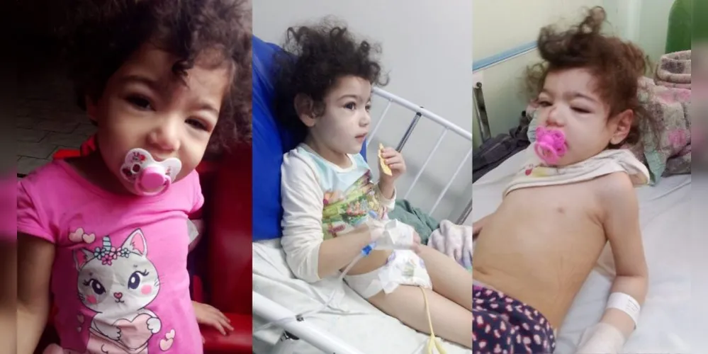 Pais relatam dificuldade em arcar despesas do tratamento da menina