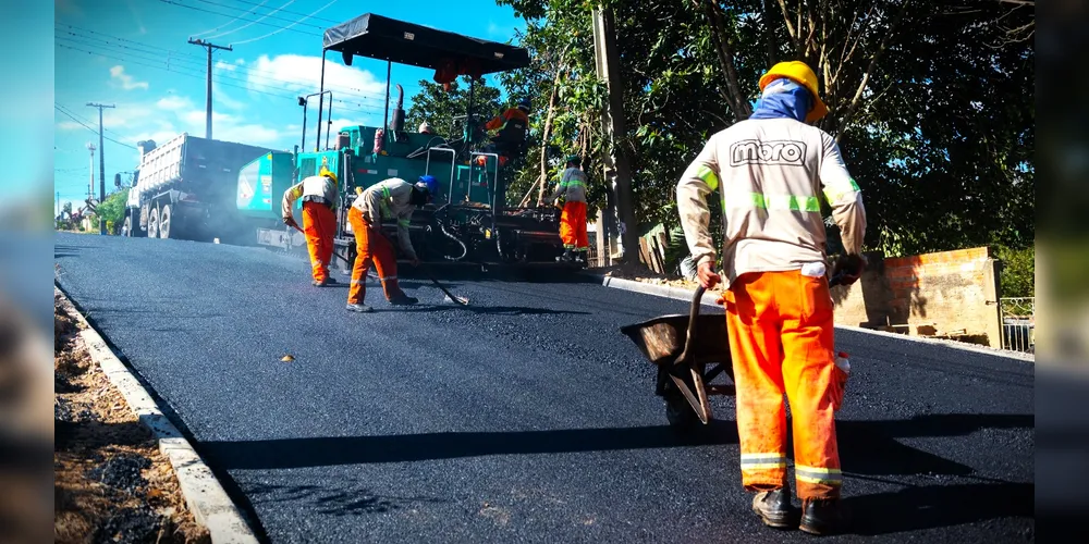 Obras aconteceram em cerca de 1,5 quilômetros