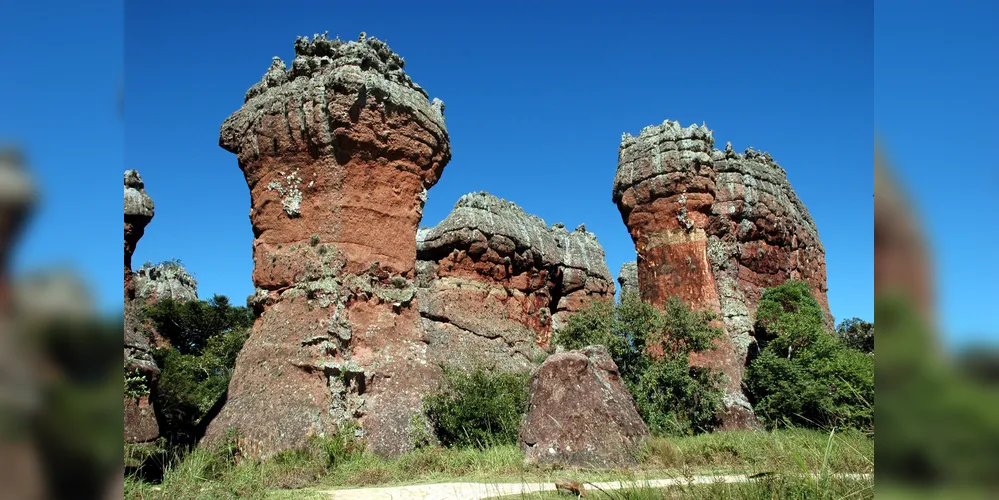 Parque Estadual de Vila Velha, em Ponta Grossa – um dos pontos turísticos mais visitados do Paraná