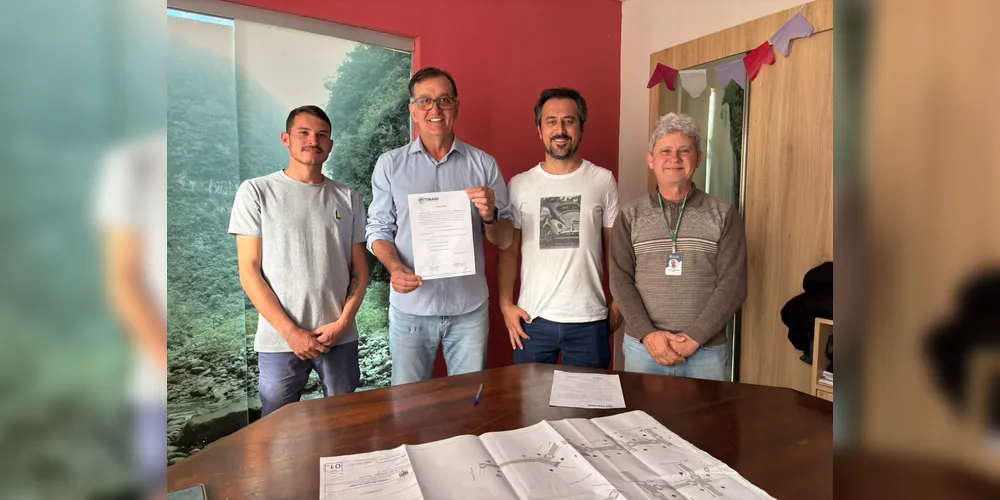 O prefeito Rildo Leonardi destacou a importância da obra