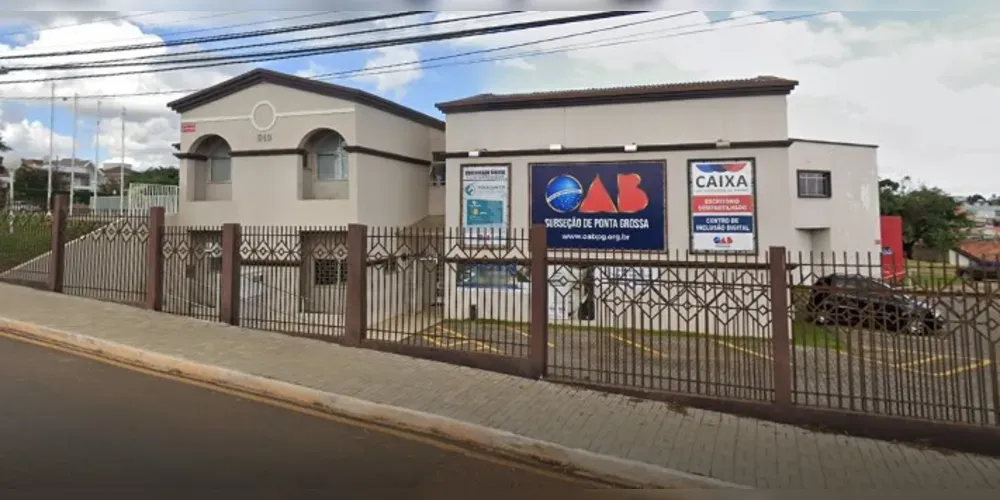 Sede da OAB de Ponta Grossa, em Oficinas