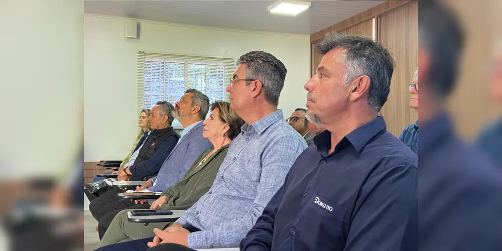 O evento contou com a presença de lideranças do Executivo e Legislativo municipal