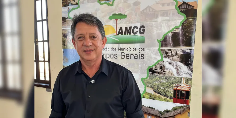 Gerson Nunes é o atual presidente da AMCG e prefeito de Sengés