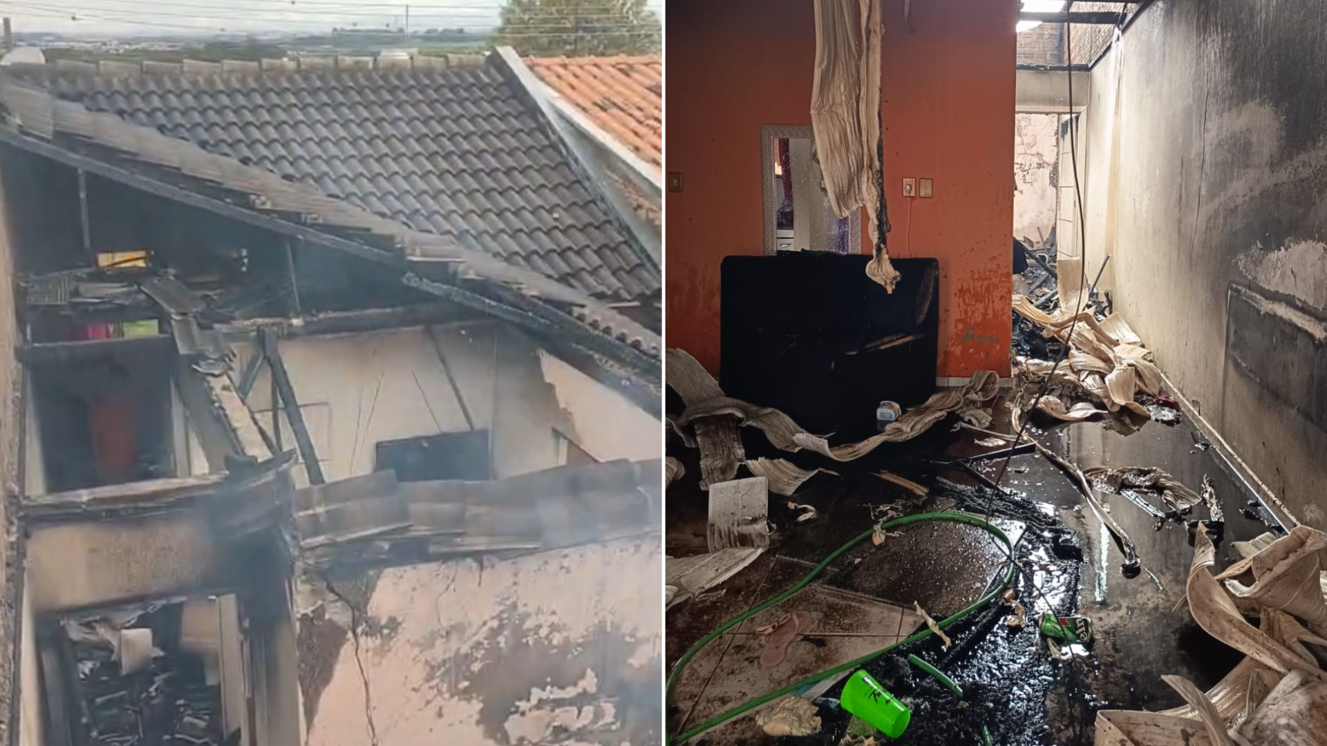 Duas famílias perderam tudo em incêndio que atingiu casas no Complexo da  Maré, image size:1920x1080