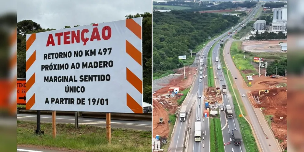 A obra começou em janeiro e deve durar seis meses, segundo a concessionária